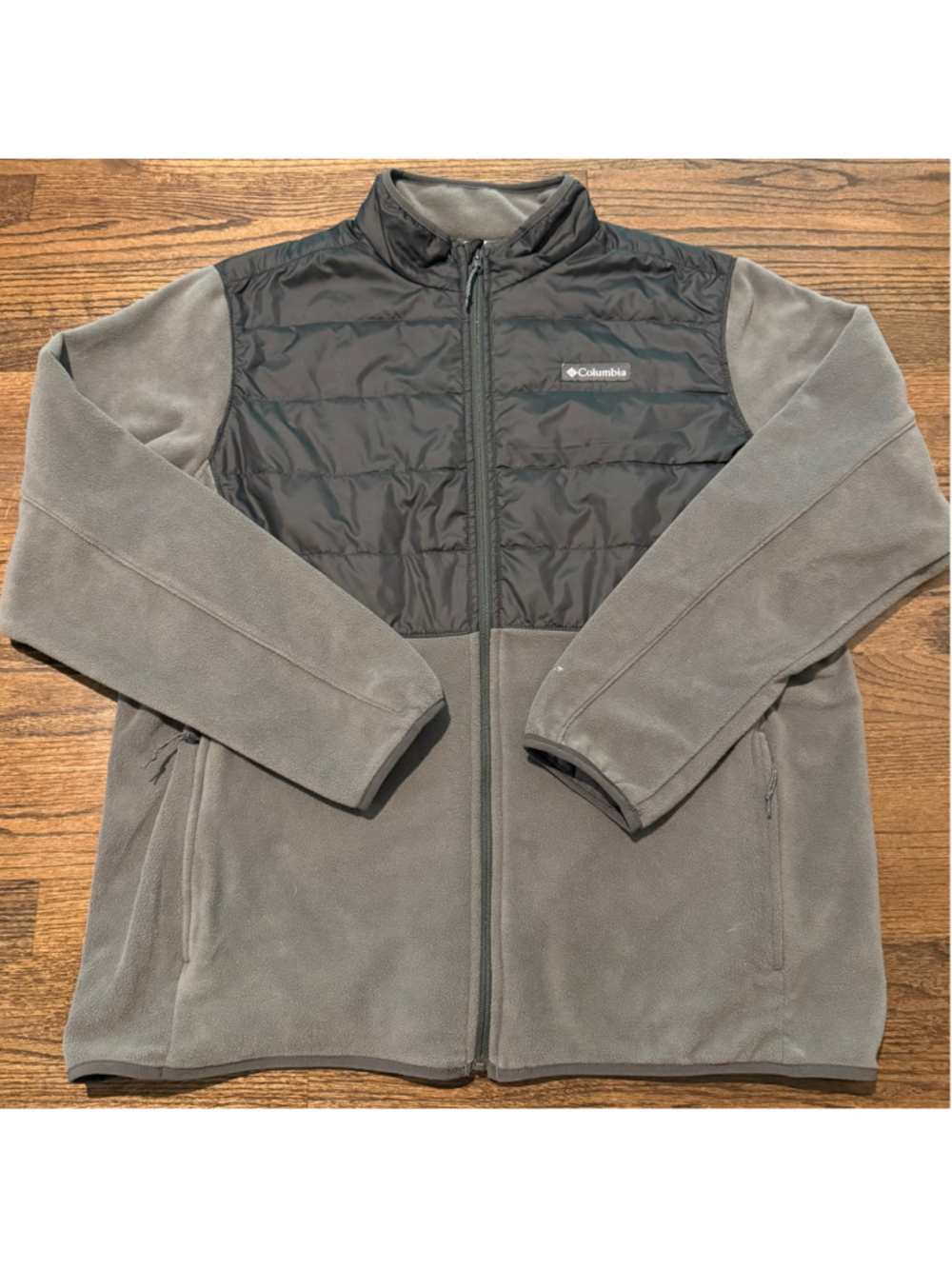 Men’s Columbia Basin Butte Fleece Full Zip Omni-Heat Jacket SZ XL
